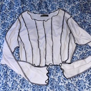 Shein Long Sleeved Crop Top